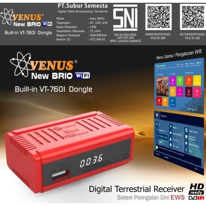 Big Sale- Set Top Box Stb Mini Tv Digital Dvb T2 /Dvbt2 Venus Stb Mini