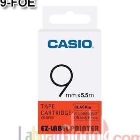 

Casio Label Xr-9Foe 9Mm Black On Fluorescent Orange/ Casio 9Mm Orange New Stok