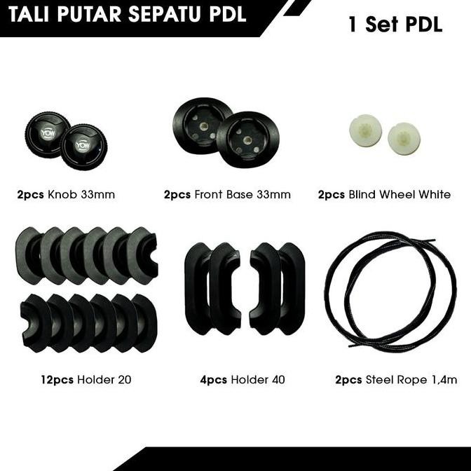 Tersedia YOW Tali Sepatu Putar PDL / Tali Sepatu BOA