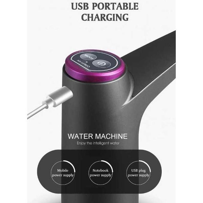 Keran Pompa Galon Elektrik Baterai Rechargeable 1200 Mah