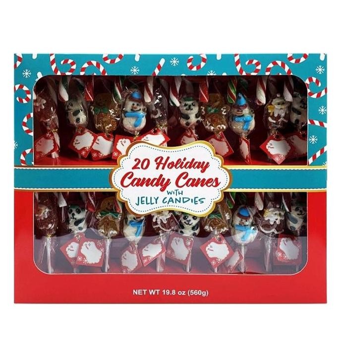 

Candy Canes With Jelly Candies Christmas Candy Permen Korea
