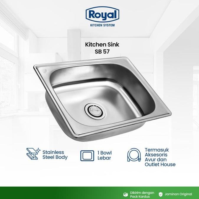 Royal Kitchen Sink SB 57 | Bak Cuci Piring