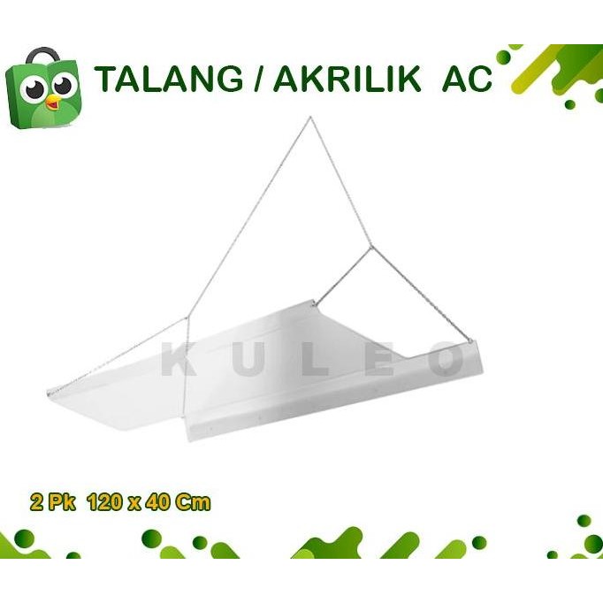 Talang Ac / Akrilik 2 Pk / Ac Reflector / Penahan Angin Ac 2Pk