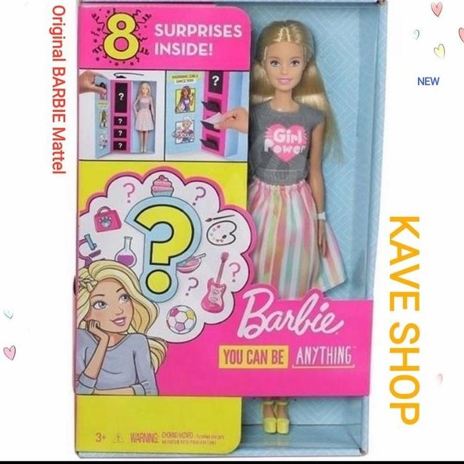 Barbie Mattel Original Suprise Careers + 3 Set Baju