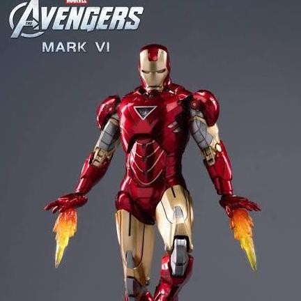Marvel Zdtoys Avengers Ironman Mark 6 Zd Toys Original Figure