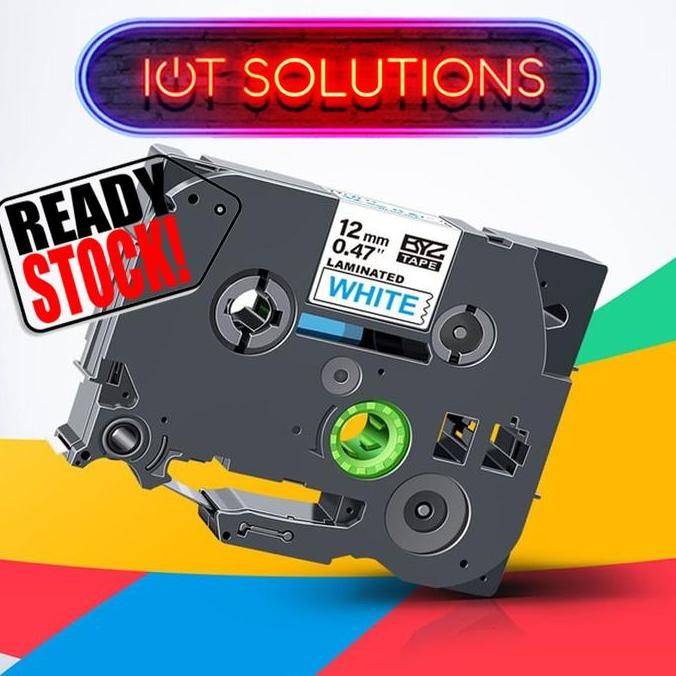 

Label Tape Tze231 12Mm 8M Tze-231 631 334 Pt-H110 D210 Blue On White New Stok