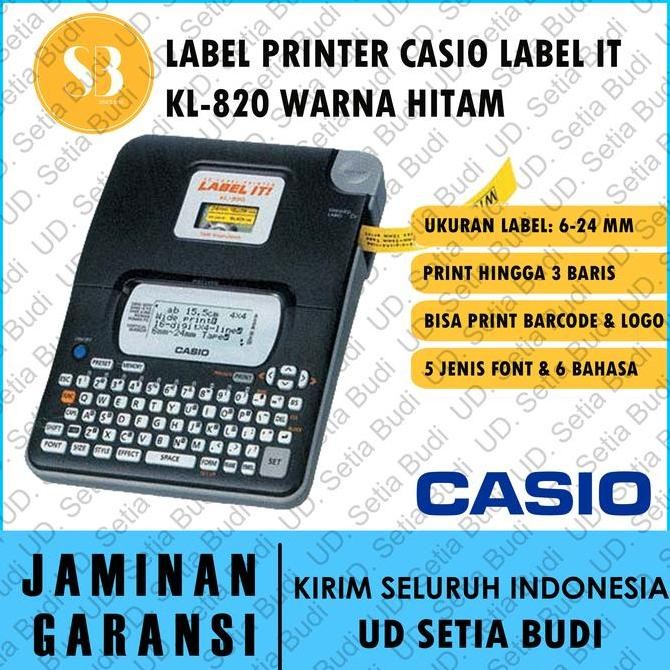 

Label Printer Casio Kl-820 New Stok