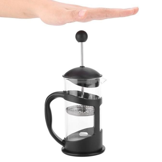 French Press Kopi French Press Coffee Maker Pot - Black