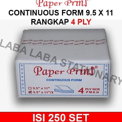 

TERBARU - Continuous Form Paper Print 9x11 4 ply