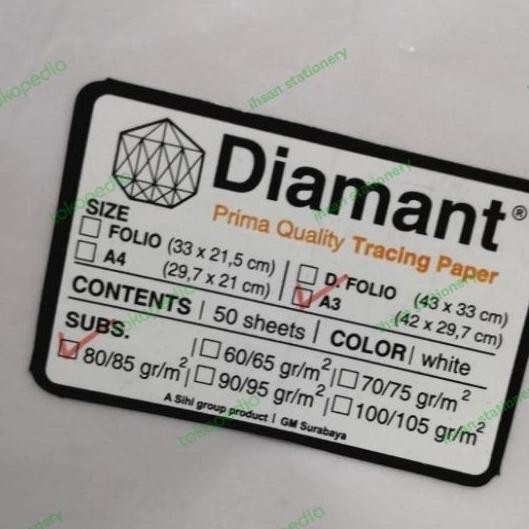 

Kertas Kalkir Diamant A3
