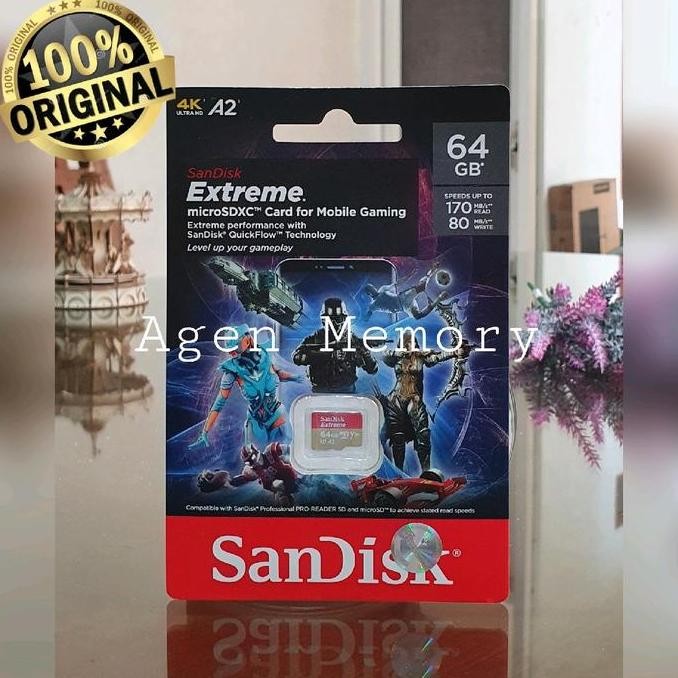 TERLARIS - Sandisk Micro SD Extreme 64gb A2