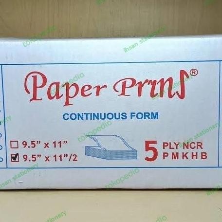 

NEW Continuous Form 5 ply 9,5 x 11/2 Paper Prins