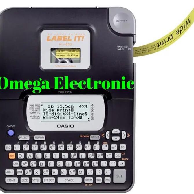 

Casio Label Printer Kl-820 - Mesin Label Printer Casio Kl 820 New Stok