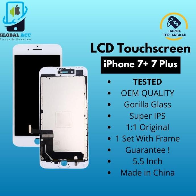 Lcd + Touchscreen Iphone 7 Plus Original Oem 100%