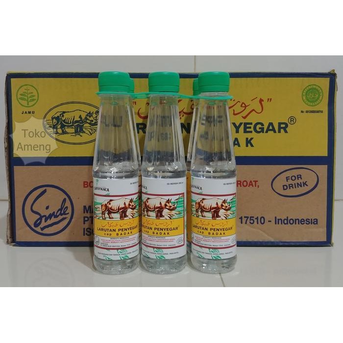 

Larutan Botol Kecil Cap Badak 200ml - 1 Dus (48 pcs) Ori!!