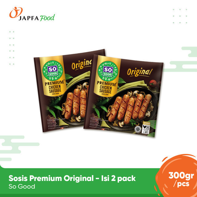 

So Good Sosis Premium Original 300gr - Isi 2 pack