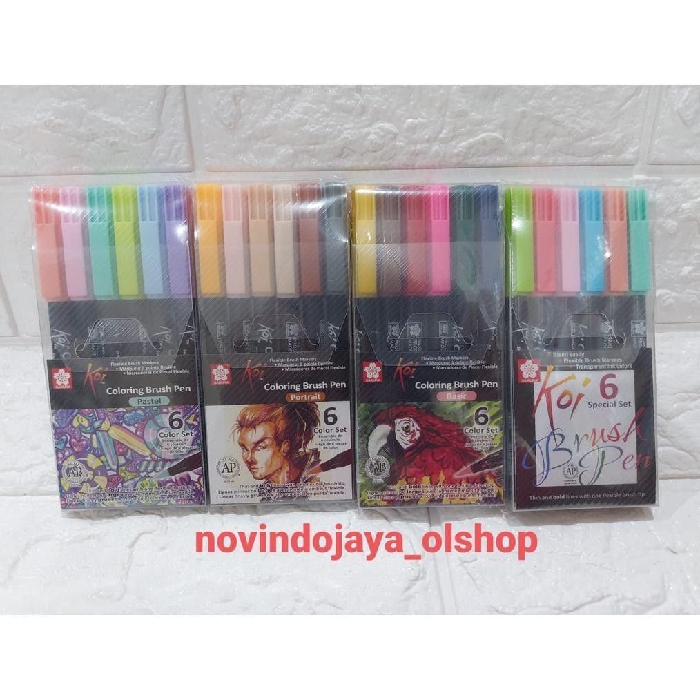 

KOI COLORING BRUSH SET 6 TERMURAH AST