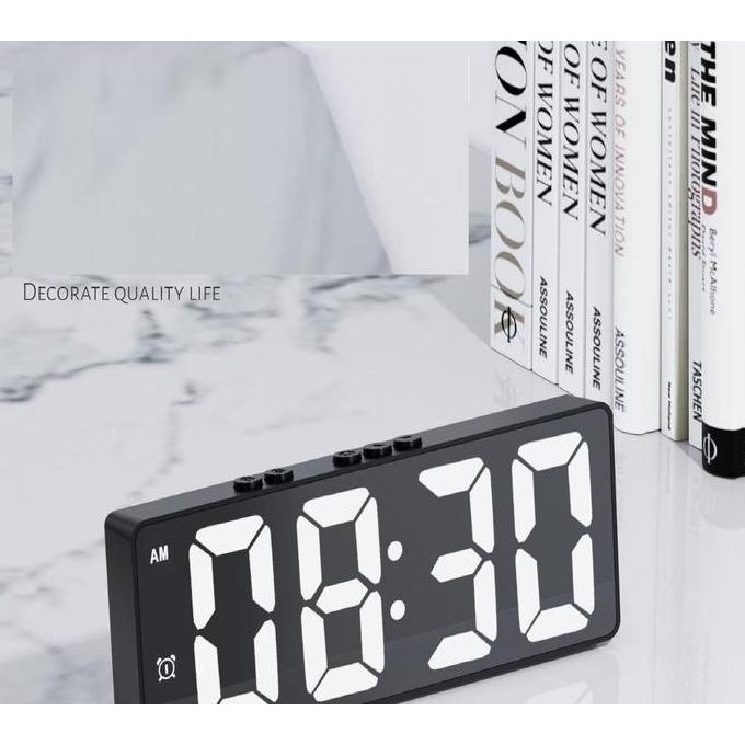 

JAM MEJA LED DIGITAL PREMIUM ALARM DESKTOP CLOCK USB BATERAI GAM
