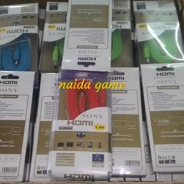 Kabel Hdmi sony 3d / kabel hdmi ps3/ps4 warna