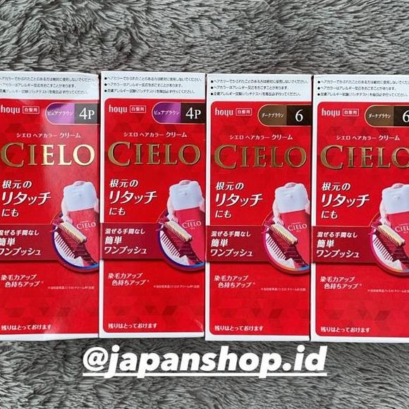 Hoyu Cielo Hair Color Cream Pewarna Rambut Japan