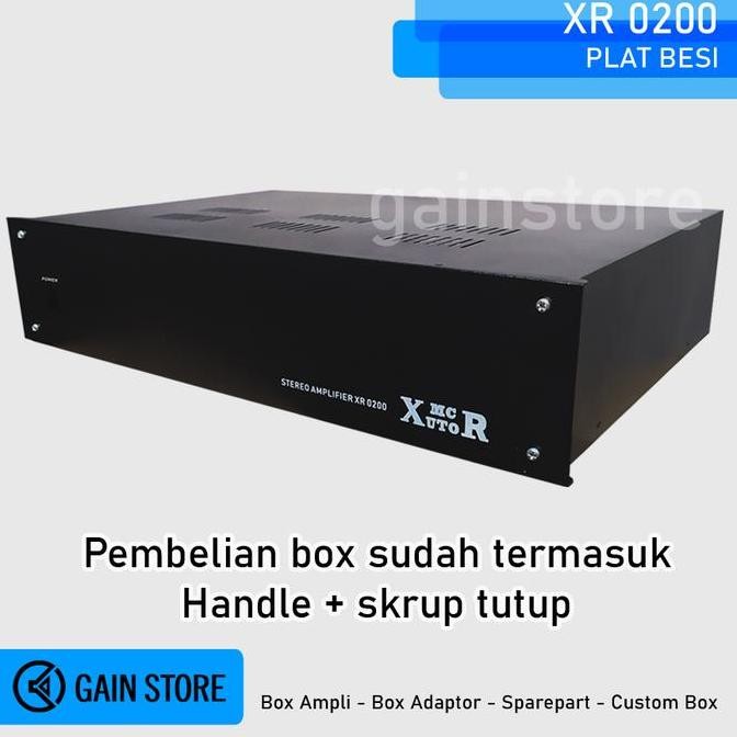 Box Ampli Amplifier power XR 0200 polos/usb