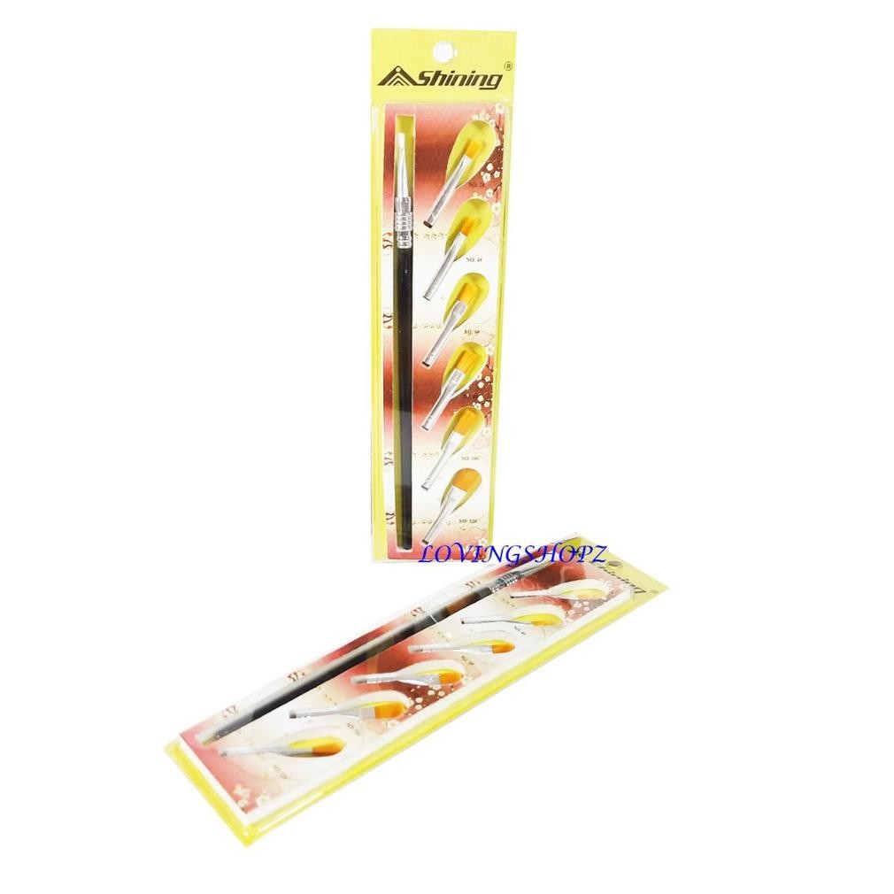 

Kuas Lukis 7 in 1 , Kuas Shining AS-1, Kuas Akrilik 7 in 1 AST