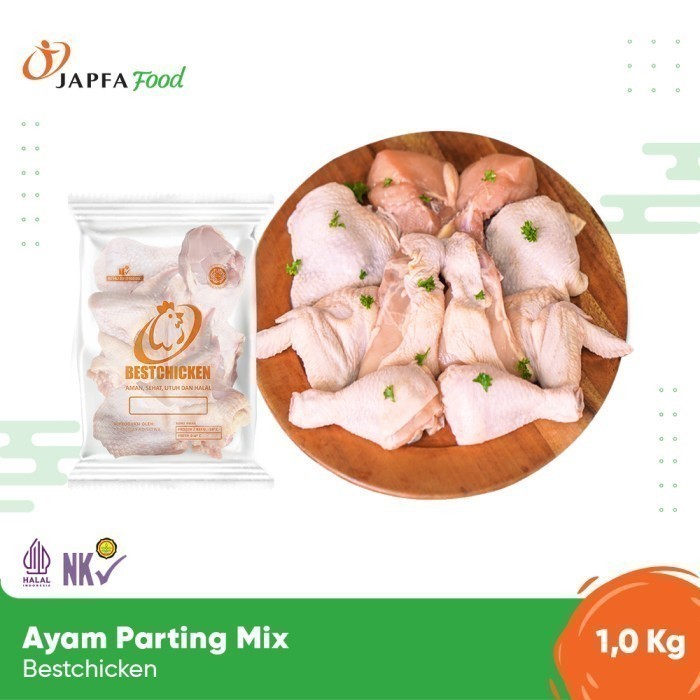 

Bestchicken Daging Ayam Potongan Campur 1 Kg / Cut Up 1000 gr