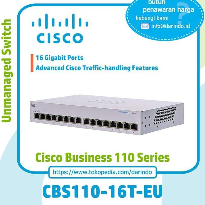NEW Cisco SG95-16-AS, 16-Port Gigabit Desktop Switch