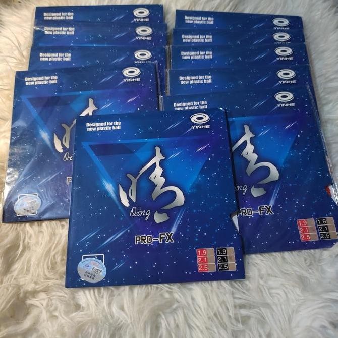 TERLARIS - Karet Bintik panjang resmi ITTF YINHE QING PRO FX ITTF RASA PROSES