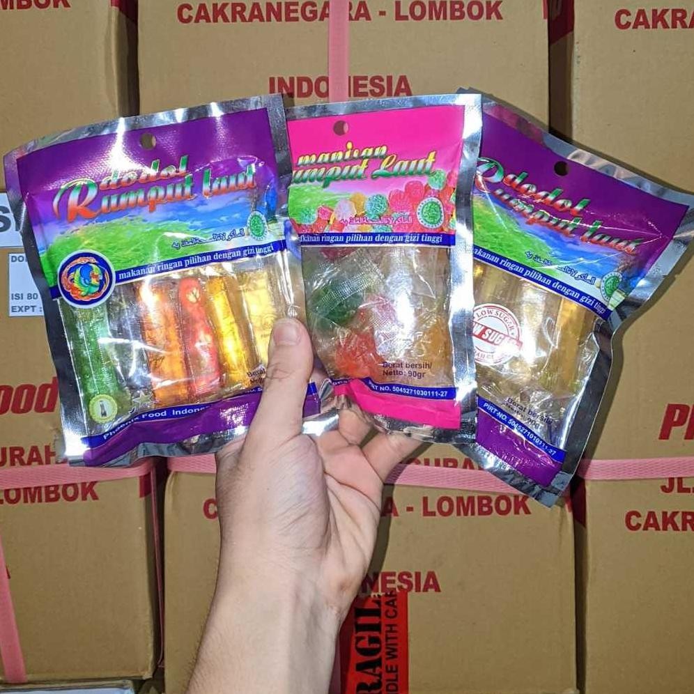 

Paket Kinjo Dodol Rumput Laut Lombok Isi 3 Pcs All Varian Rasa Dodol Rumput Laut Manisan Buah Dodol Rumput Laut Low Sugar