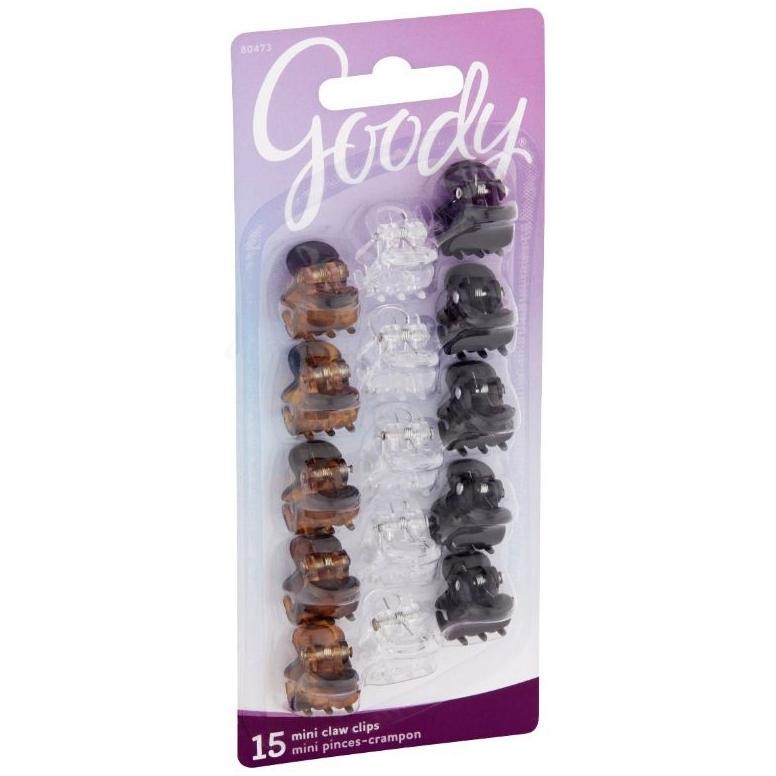 

Goody classics 1942489/ 80473 micro mini claw clip 15ct READY STOCK
