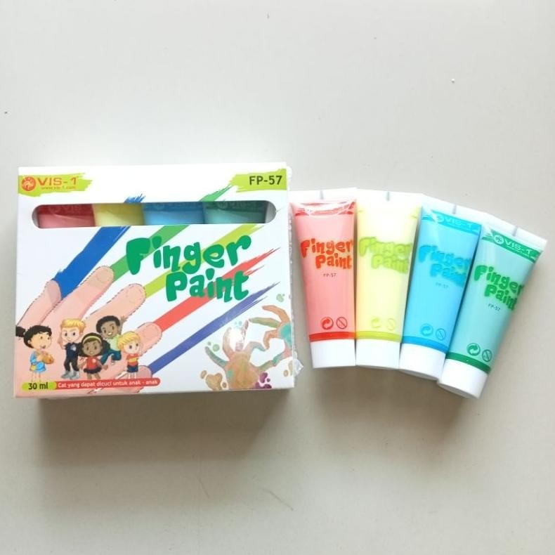 

Cat Jari Finger Paint VIS-1 FP-57 30ml ( Set ) [ Original ] AST