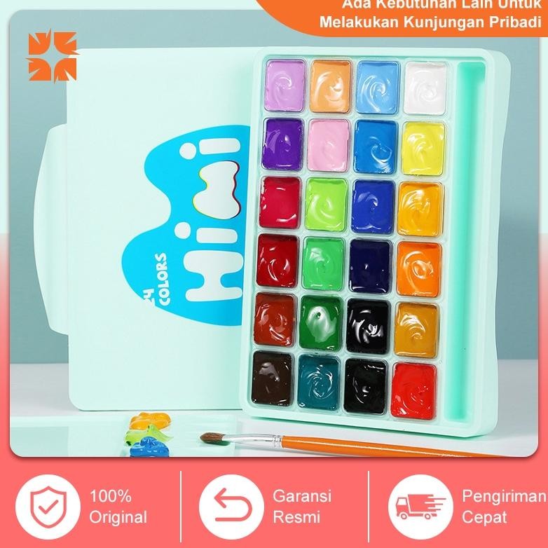 

Gouache Paint Set Miya Himi Gouache Paint Set 24 Warna Colors 30ml Watercolor AST