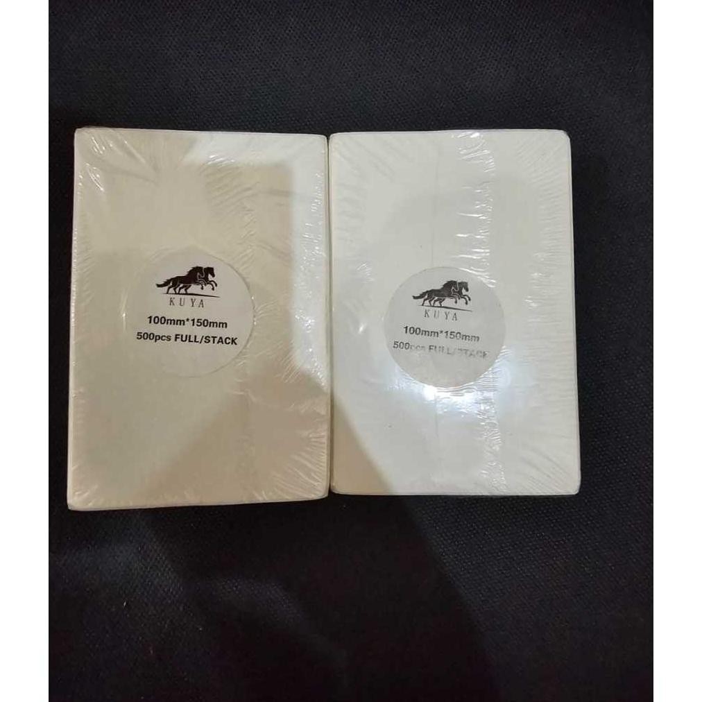 

THERMAL LABEL STICKER LIPAT FOLD KERTAS BARCODE MEREK KUYA ASLI 100X150 MM 500LEMBAR PREMIUM BRAND BEST SELLER HIGH QUALITY AST