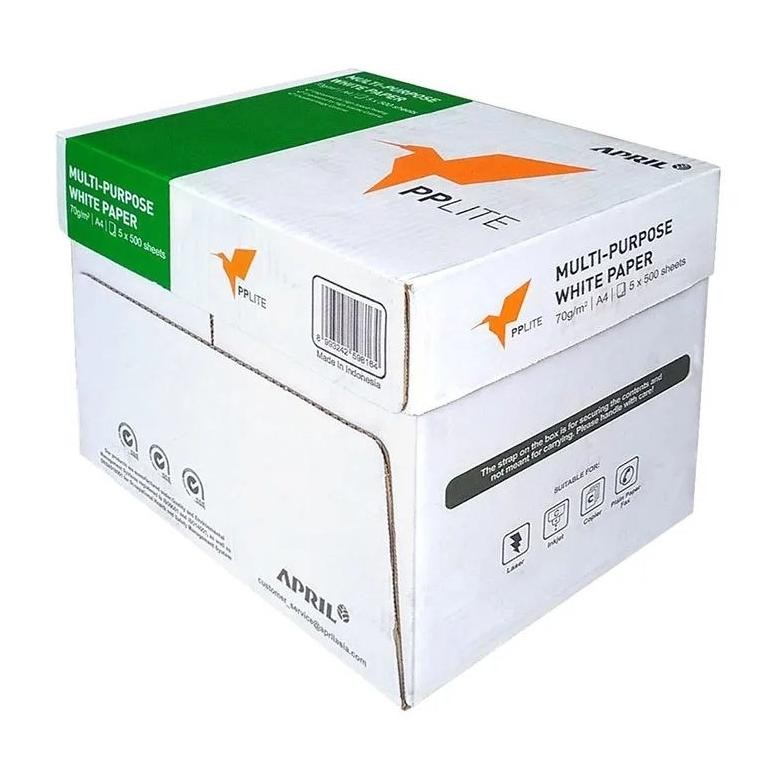 

Kertas HVS A4 75 Gram 1Box ( 5 Rim ) AST