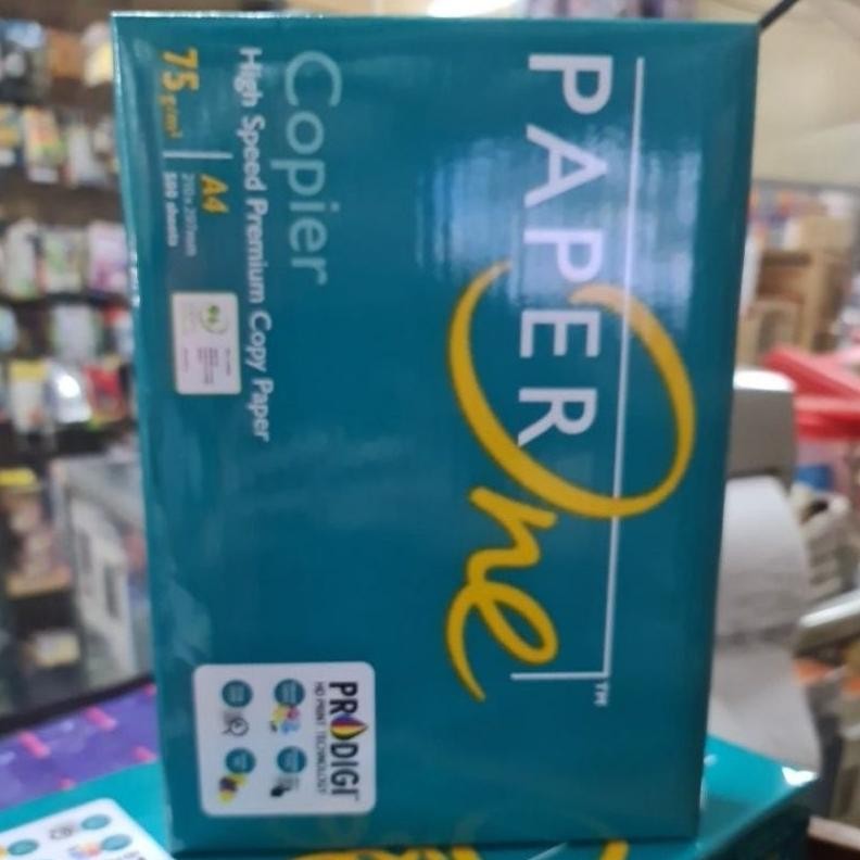 

(Per Rim) Kertas Fotocopy / Hvs A4 75 gr Paperone AST