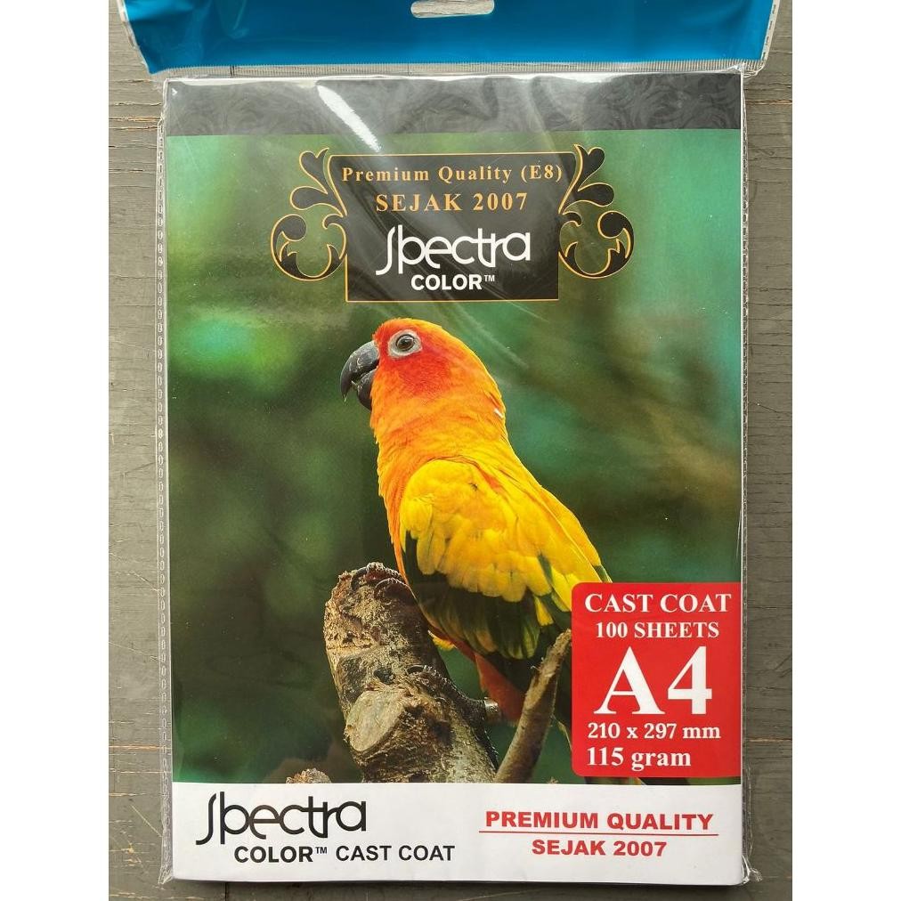 

SPECTRA Cast Coated Inkjet Paper Glossy A4 / 115 gsm ( 100 lembar ) AST