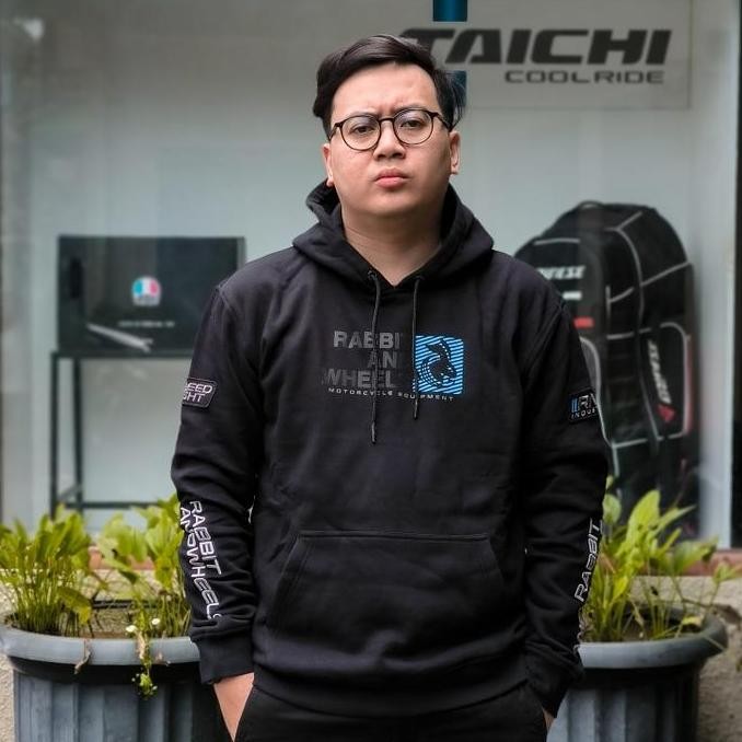 Hoodie Rabbit and Wheels Torque Blue