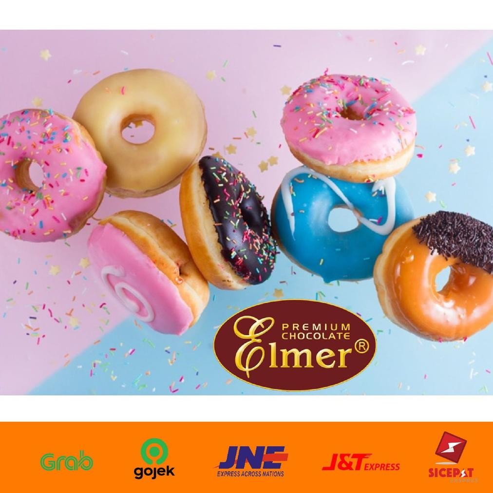 

Elmer Dip Glaze 1 KG - Cheese - Dark Choco - Greentea - Tiramisu - DLL