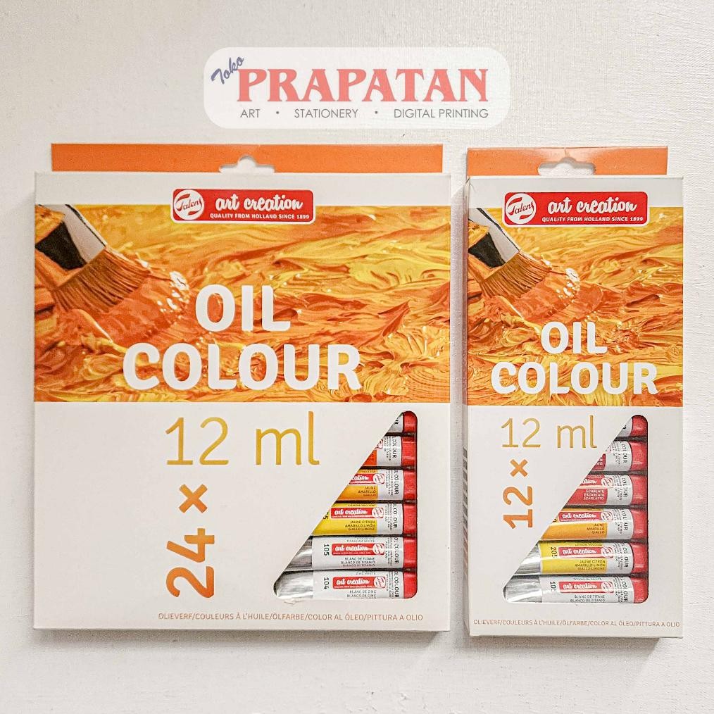 

Cat Minyak Set Talens Art Creation 12ml | Talens Oil Color Set AST
