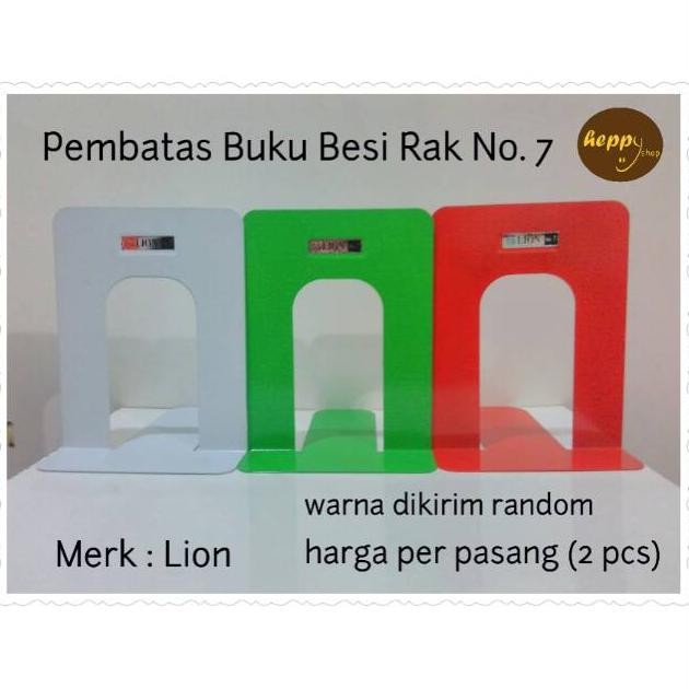 

Pembatas Buku Besi Rak No 7 AST