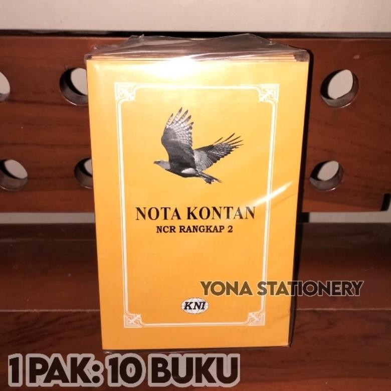 

Nota Kontan Rangkap 2 KNI (K2) | 1 Pak: 10 Pcs/Buku AST