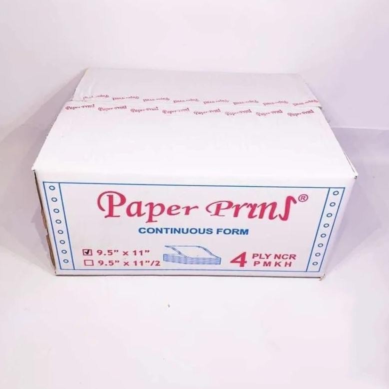 

PAPER PRYNS 91/2" X 11'' 4 PLY CONTINOUS FORM KERTAS COMPUTER ( DUS ) AST