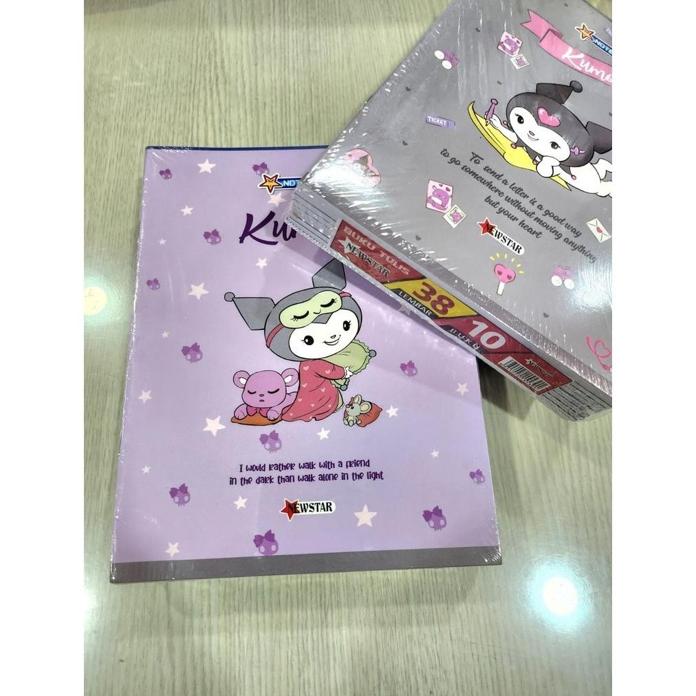 

Buku Tulis Kuromi Sanrio 38 Alfa / Newstar isi 10pcs AST