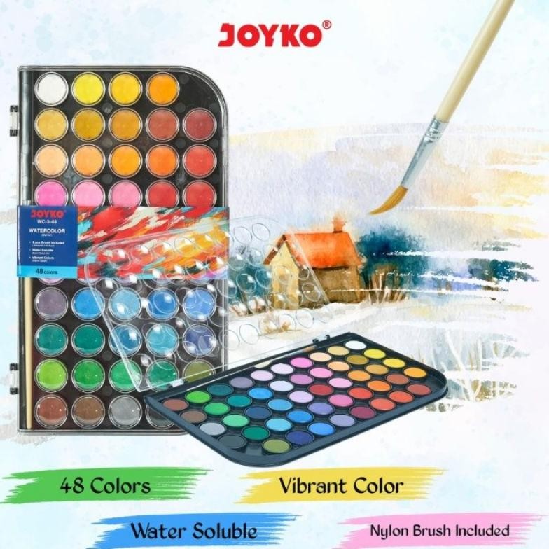 

Water Colour Joyko Set WC-3-48 Cat Air Set Water Color Joyko AST