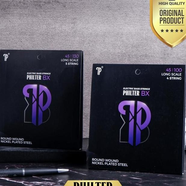 Senar Gitar Bass 4 Dan 5 Senar Philter Bx