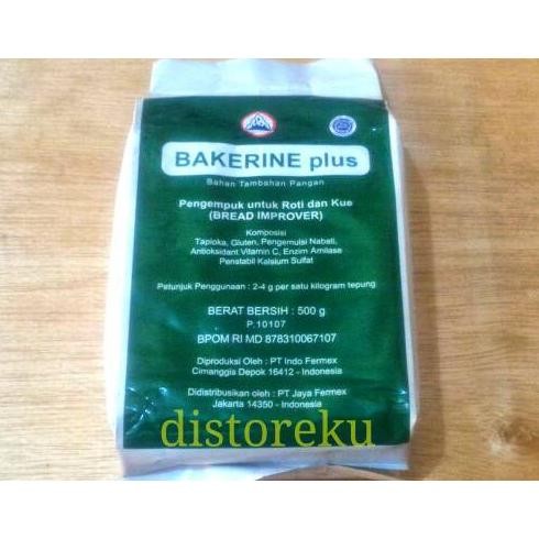 

500Gr BAKERINE PLUS BREAD IMPROVER BAKRINE PLUS Bahan Tambahan Pangan untuk Pelembut Roti dan Kue