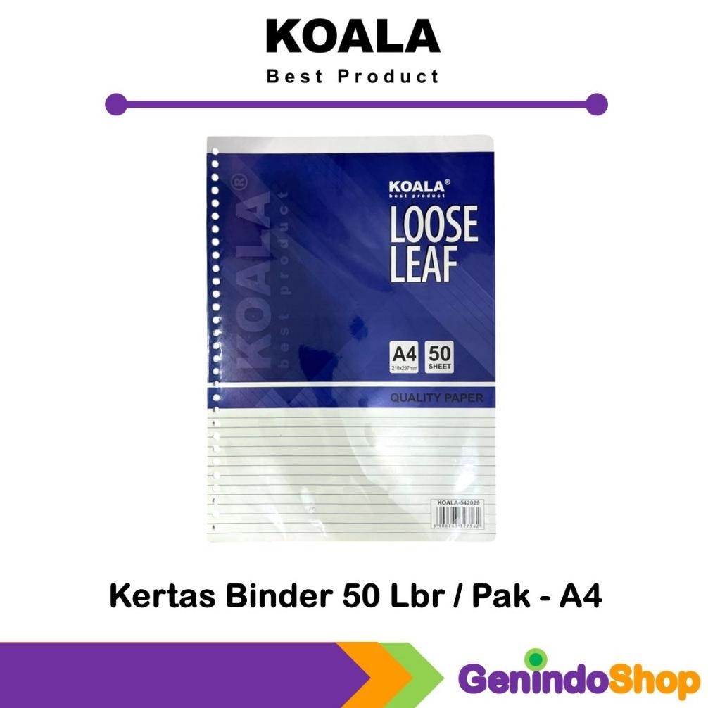 

Kertas Binder / Loose Leaf A4 50 Garis Koala AST