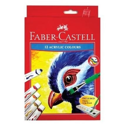 

Faber-Castell Acrylic Colours 12ml Set-12 572312 AST