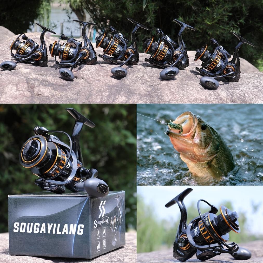 Sougayilang 1000-5000 Reel Pancing 12+1BB Besi Reel Bonus Spool Max 15KG Spining Reel
